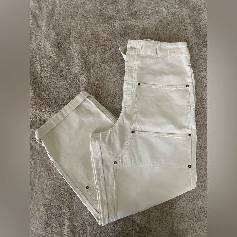 White Utility Pants